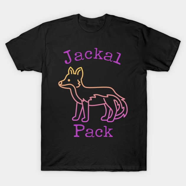 Jackal Pack T-Shirt by Slightly Unhinged
